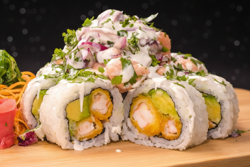 Ceviche Nikkei Roll!