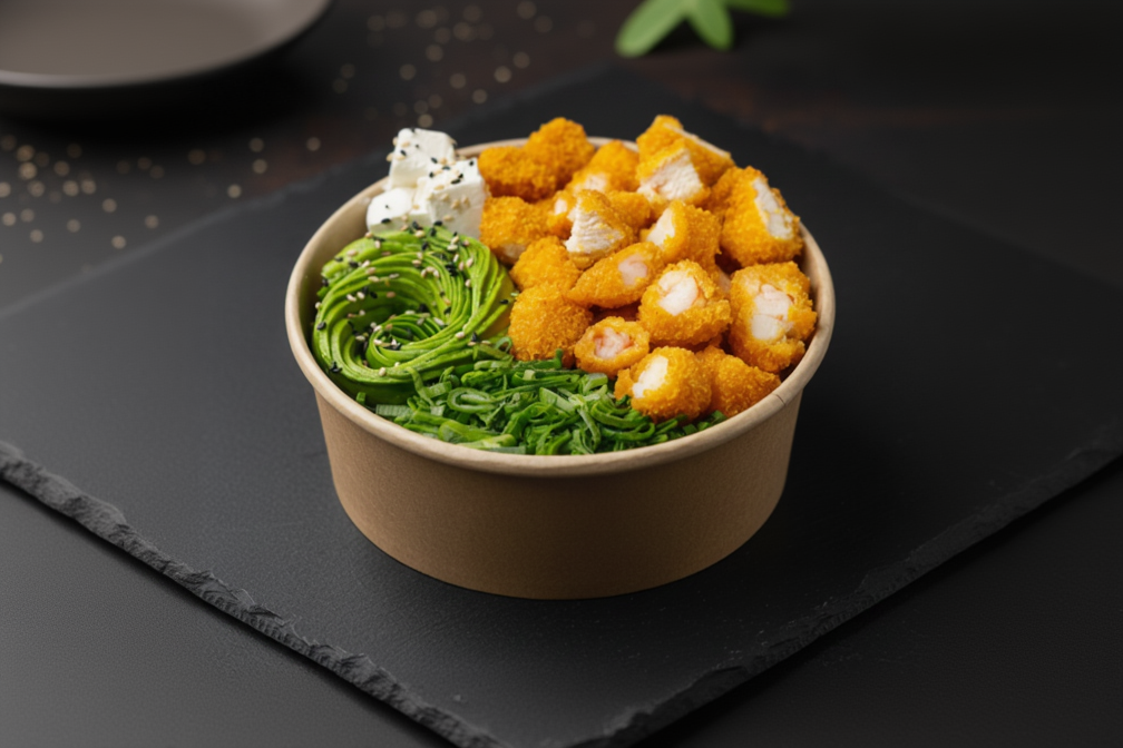 Gohan mix Pollo-Camarón furai